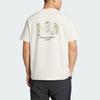 Adidas Terrex Outdoor Fashion Simple Loose Pullover Round Neck Short Sleeve T-Shirt Men Tops Undyed JI8310
