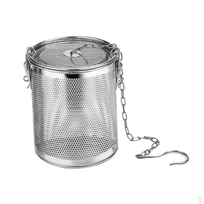 Sieb Feinmaschiges 304 Edelstahl-Design mit Haken Teekugel-Infuser für Tassen Glühfilter
