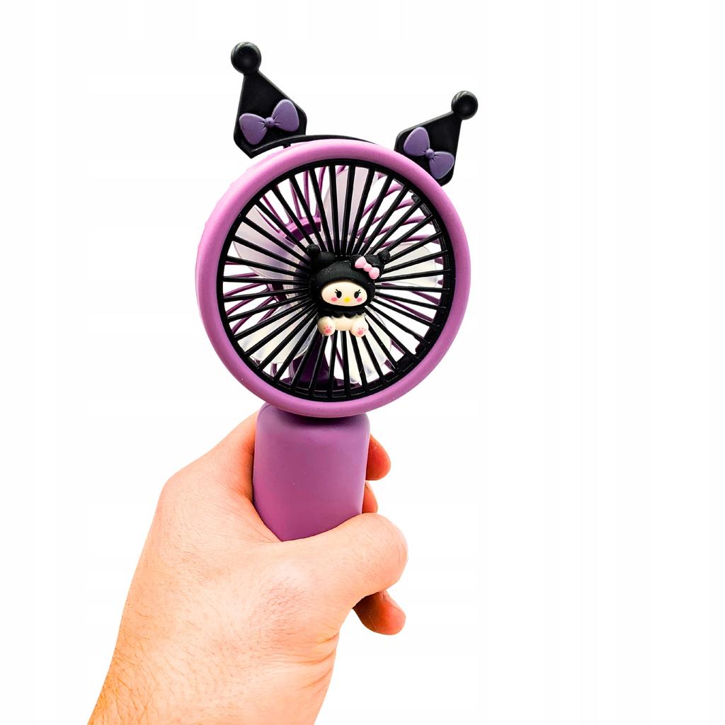 Kuromi Mini Ruční Cestovní Ventilátor Pro Děti USB Ventilátor