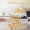 3 Level Fruit Storage Basket, Iron Wire Holder for Kitchen Counter Produce