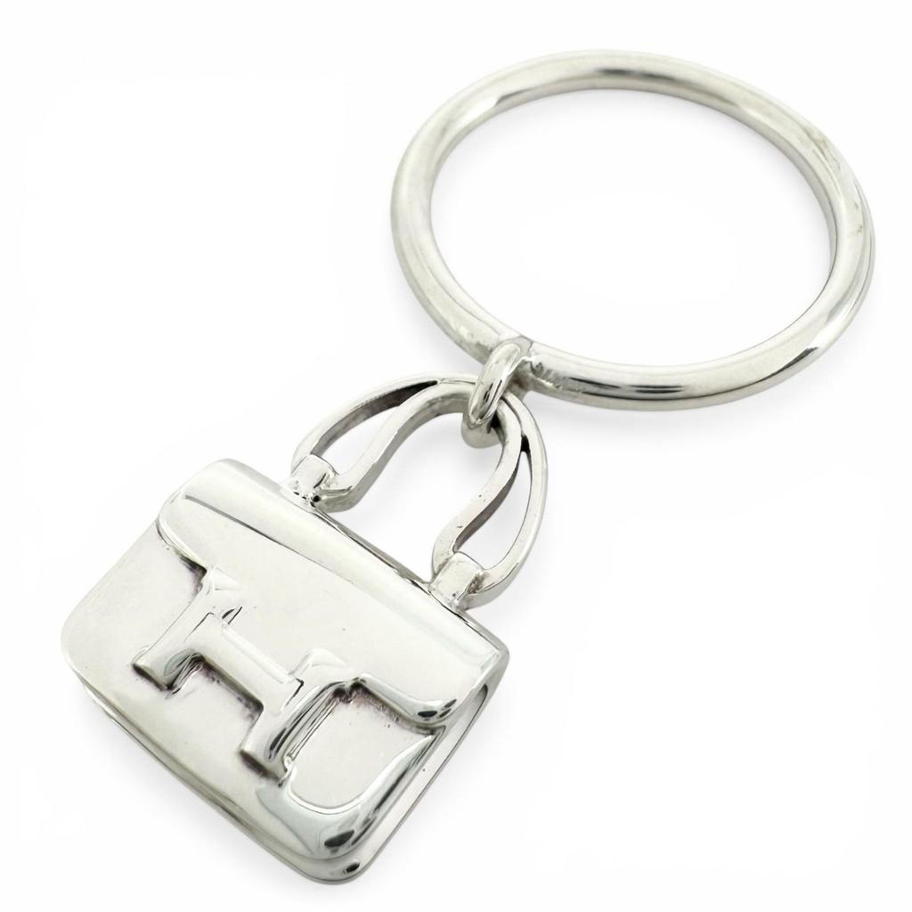 Excellent HERMES Ring Amulet Constance Silver AG925 Women 54 Used