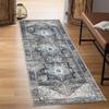 Tappeto Lungo Corridoio Persiano Retrò Antiscivolo Resistente all'Usura Lavabile Tappetino per Pavimento Tappeto per Camera da Letto Decorazione per la Casa