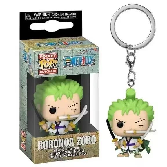 Funko POP Pocket Keychain One Piece Roronoa Zoro Kid Pendant Gift