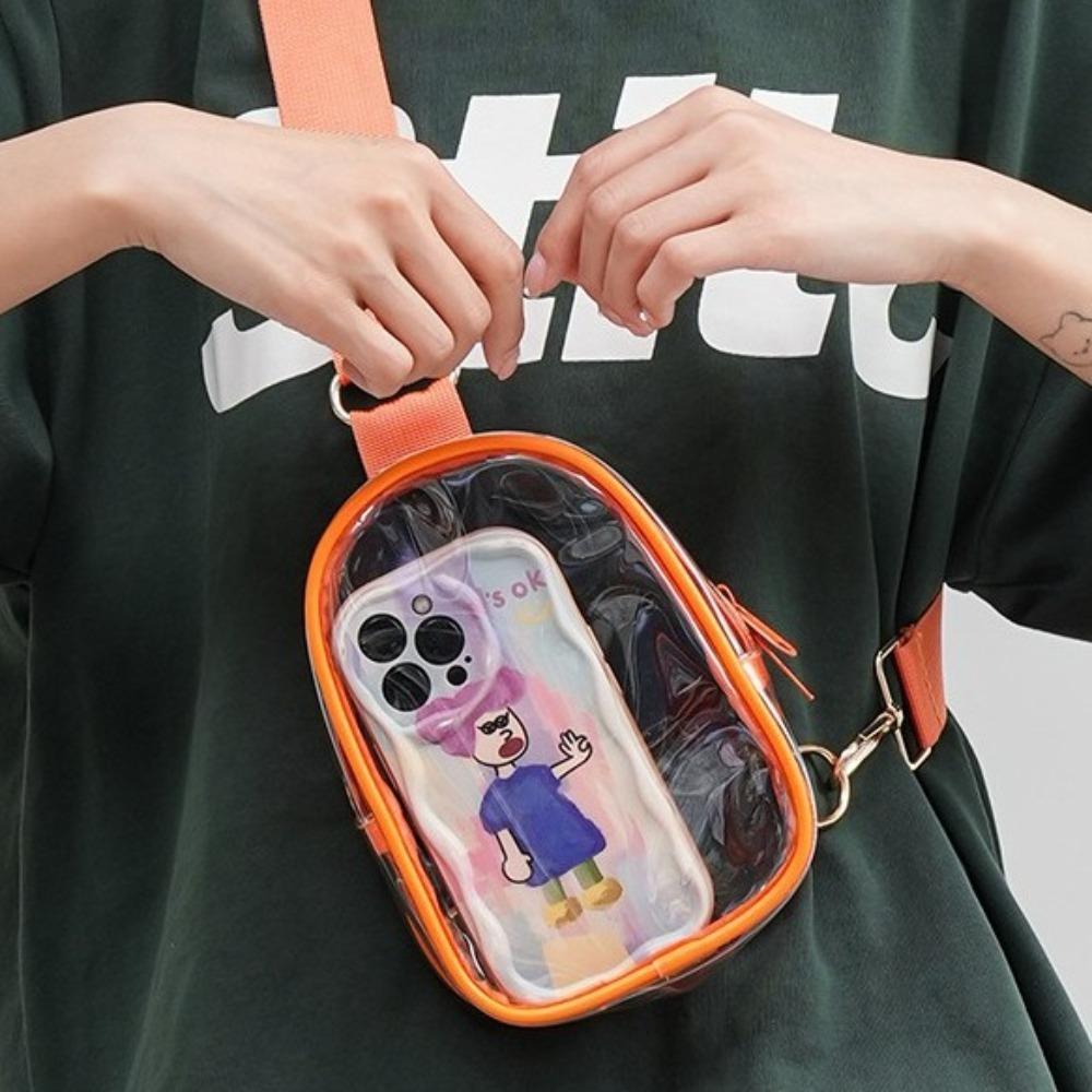 

Waterproof Transparent Crossbody Bags PVC Doll Go Out Bag The Songkran Festival