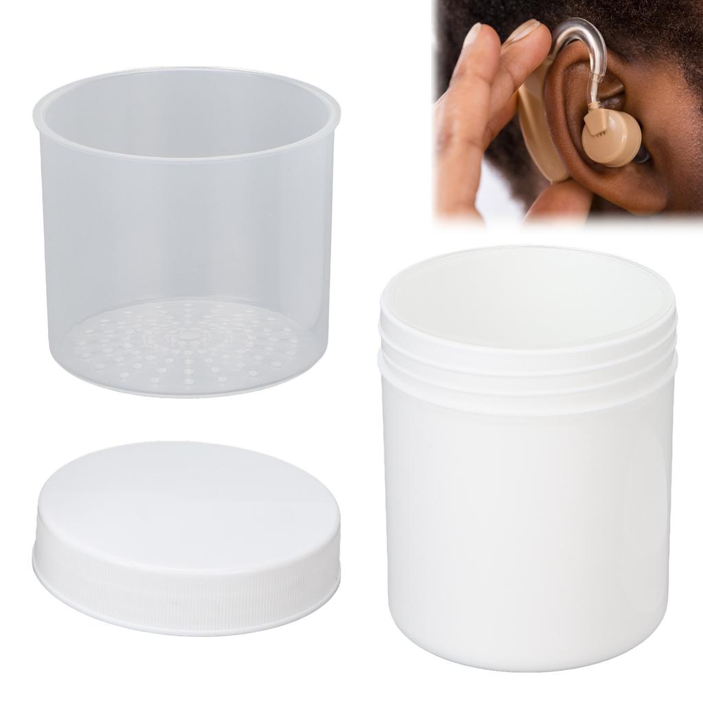 Hearing Aids Drying Box Moistureproof Hearing Aid Amplifier Dry Jar for Cleaning Absorb Water