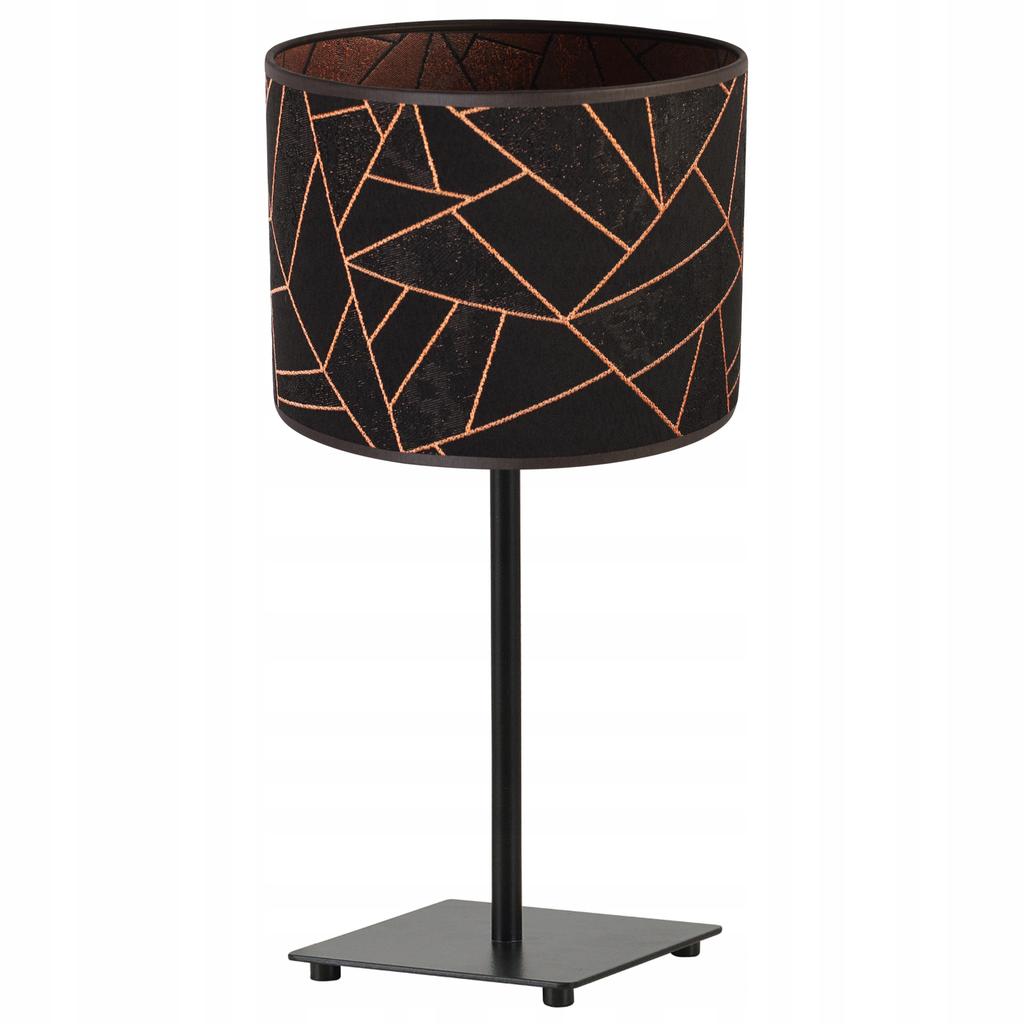 GIA TABLE LAMP, COPPER PATTERN LAMPSHADE