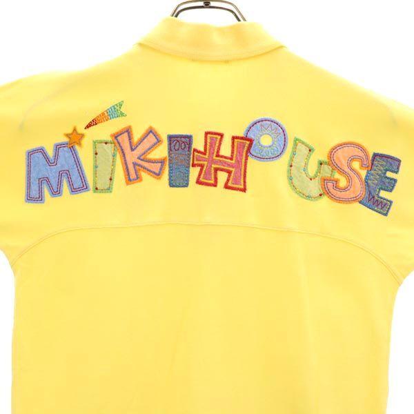 MIKIHOUSE Vyrobeno v Japonsku Výšivka loga na zádech Polokošile s krátkým rukávem LM Dámská Použitá