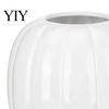 Layered Design Vases for Balcony 5.5 Inch Resin White Vase, Modern Minimalist Tabletop Flower Nordic Style Decor Items Conference Rooms Decorative