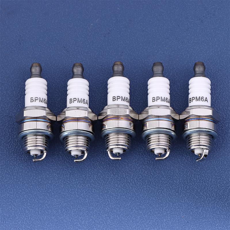 1Pc Chainsaw Lawn Mower Spark Plug For Engine Motor Trimmer Spare Parts Bm6A With Packaging