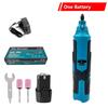 6 Variable Speed Cordless Electric Engraver Portable Electric Drill Engraving Machine Grinding Polishing Mini Rotary Tool