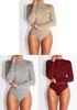 Premium Quality Long Sleeve Basic Jersey Bodysuit For Effortless Versatility