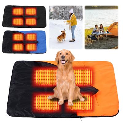 Sac de Couchage Chauffant Électrique pour Animaux de Compagnie 3 Niveaux Chauffant Réchauffant Sac de Couchage pour Chat Hiver Chaud Sac de Couchage pour Animaux de Compagnie pour Camping Randonnée