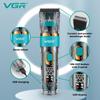 New VGR V-695 Professional Transparent Body Hair Clipper Barber IPX7 Waterproof Hair Cutting Machine Haircut Oil Head Clipper Home Beard Shaver