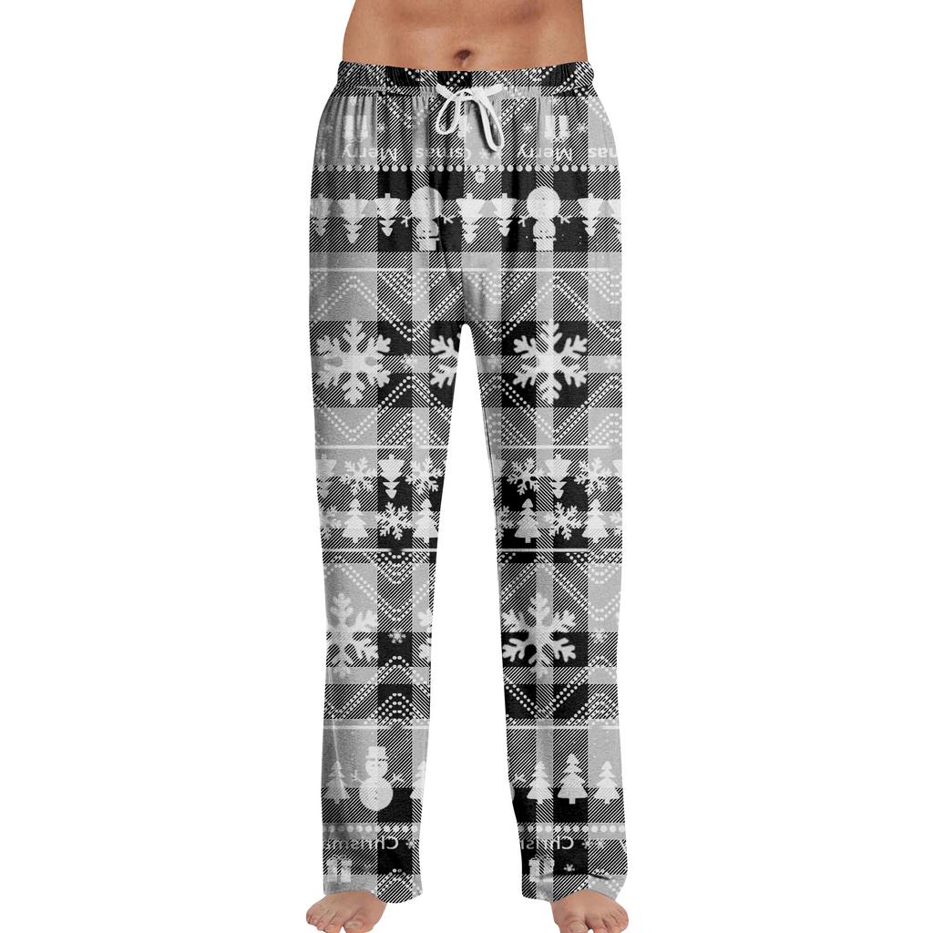 Anime Pajama Pants Sleepwear Casual Drawstring Elastic Waist Pants Comfy Straight Yoga Loose Trousers