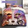 COCO Pattern Bedding Home Decoration Birthday Gift ( 1 duvet cover + 2 pillowcase, without core),fan merchandise.