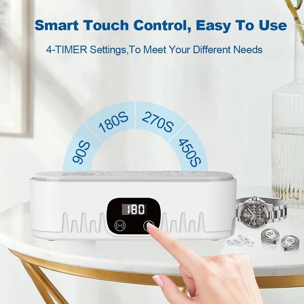 Ultrasonic Cleaner Glasses Cleaner for Jewelry Watches Denture Ultrasonic Cleaner High Frequency Vibration Washing Machine