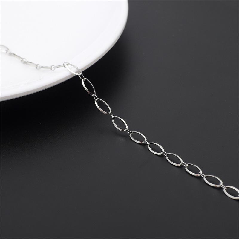 Lanț Fin din Oțel Inoxidabil 304 și Oțel Titan pentru Bijuterii, Breloc, Panou Publicitar sau Geantă