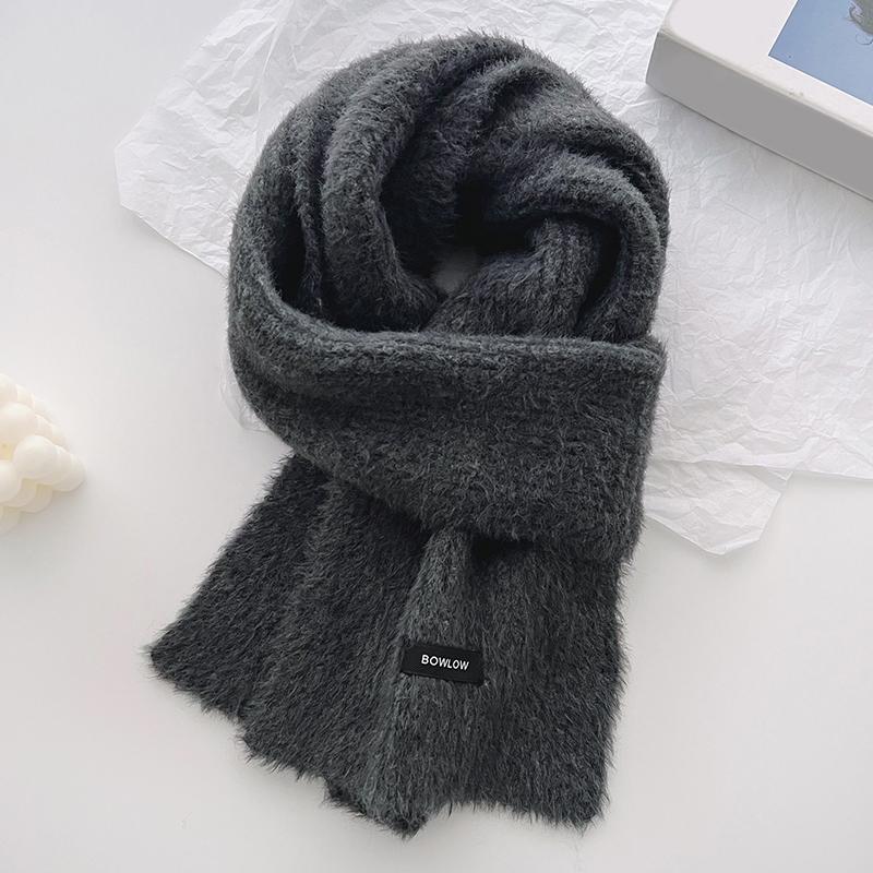 Luxury Winter Wool Scarf Women Cashmere Warm Pashmina Foulard Female Shawls Wraps Thick Soft Warm And Cold-Proof Poncho