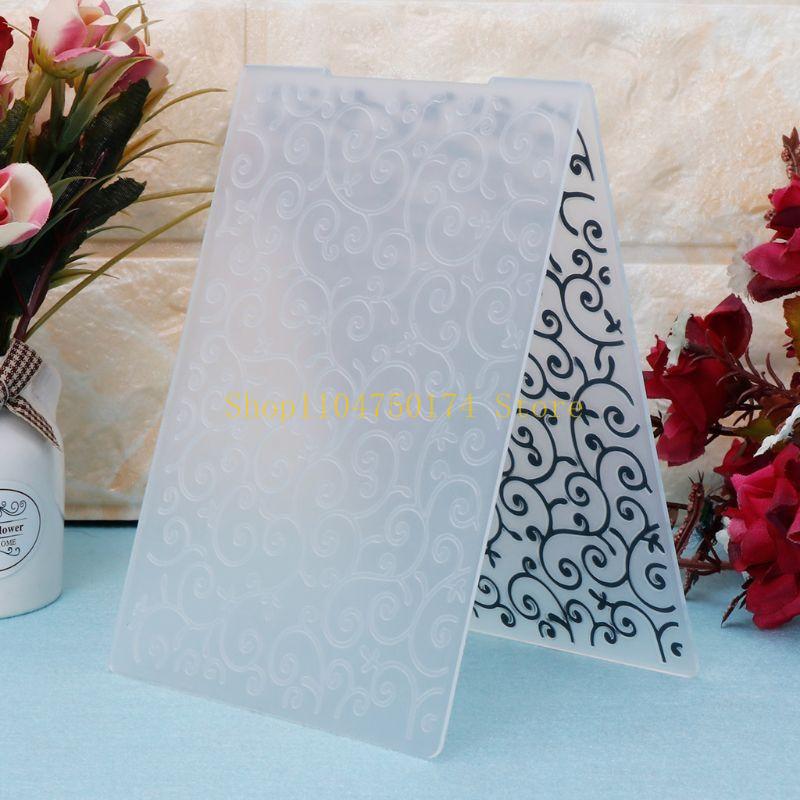 Flower Vine Plastic Embossing Folder Template for DIY Scrapbooking Photo Album Card Paper Making Craft Decoration top sale