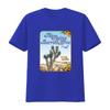 Vintage Retro Flying Burrito Bros th Anniversary Desert Joshua Tree Print Casual T Shirt vintage Washed Breathable Versatile