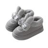New Winter Women's Outer Wear Fleece Warm Snow Boots Cotton Shoes Indoor Thick-soled Plush Rabbit Cotton Boots