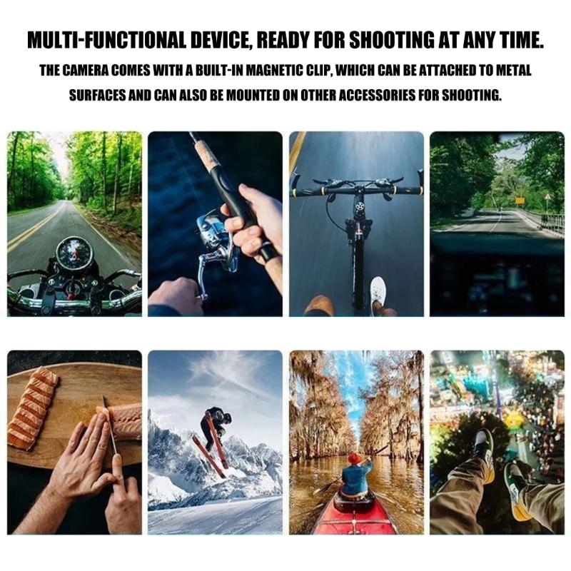 1080P Portable Mini Digital Camera Lightweight Video Recorder 1080P Resolution Wearable Camera for Student Traveler