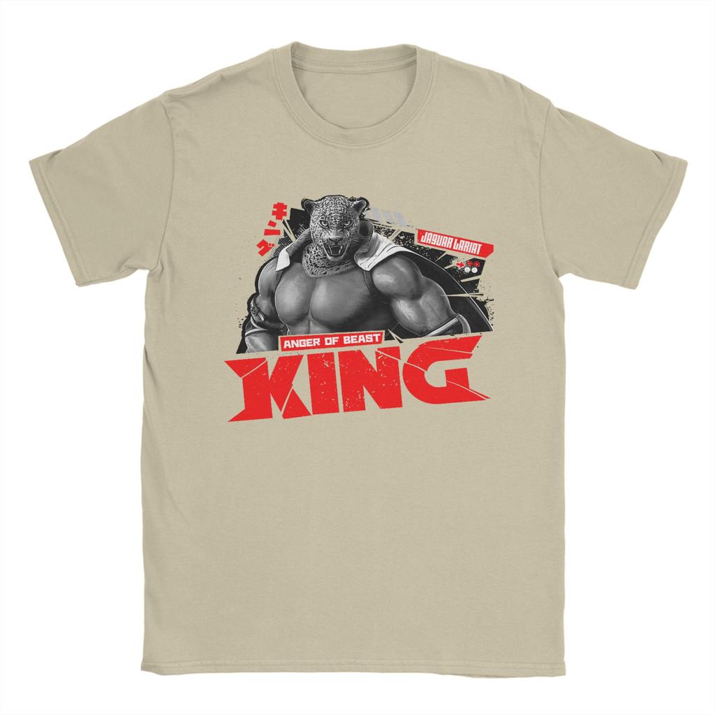 Herren T-Shirts Tekken Spiel Neuheit Reine Baumwolle T-Shirts Kurzarm T-Shirts Rundhals Oberteile Klassisch