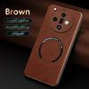 For OPPO Find X7 Fine Hole Sheepskin Magnetic TPU Soft Edge Anti-Drop Anti Fingerprint Phone Case
