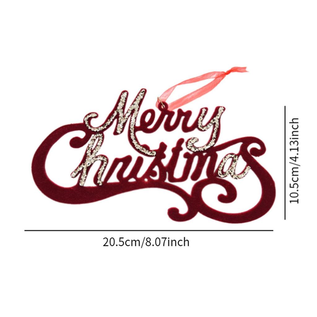 Weihnachtsbaum Hängedekoration Anhänger Vielseitige Paillettenverzierung Rot