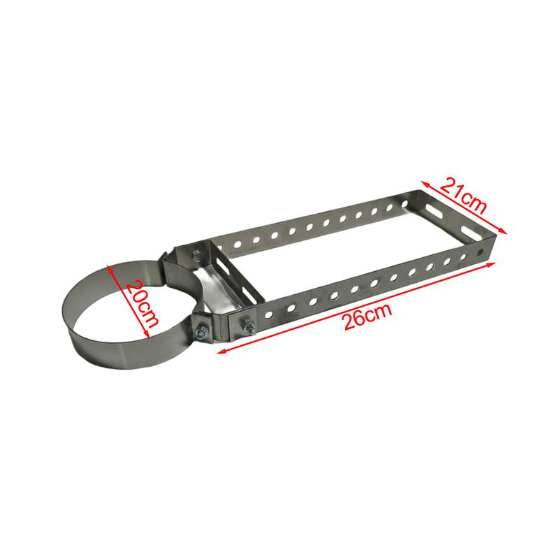 Stainless Steel Chimney Holder Bbq Accessory 150 Short 150mm Diameter, 1.8mm Thickness Chimney Pipe Holder Solid Construction