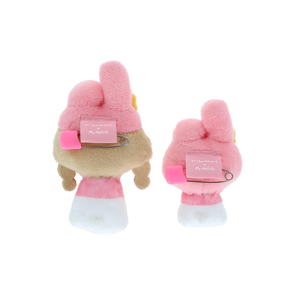 Sunstar Stationery mizutama Sanrio Characters Plush Badge Set of My S8351660 2, Melody,
