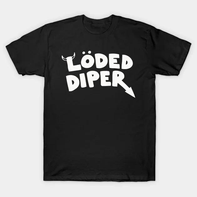 2025 Funny Clothes LODED DIPER DIARY OF A WIMP KID Printed T-shirt Tops Women Summer Comfortable Tops Unisex Street Fashion S