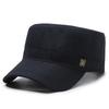 Men's sun hat flat top visor - lightweight casual dad hat for middle-aged and elderly men