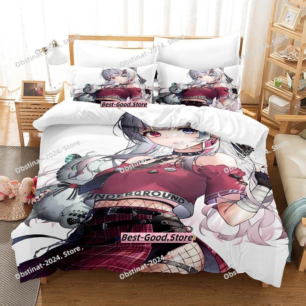 New Kawaii Girl Ishigami Nozomi Bedding Set Single Twin Full Queen King Size Bed Set Adult Kid Bedroom Duvetcover Sets Anime