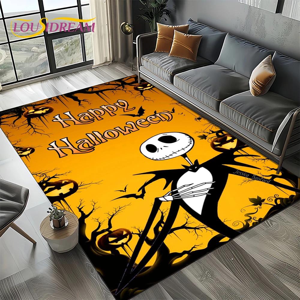 The Nightmare Before Christmas Cartoon Carpet Rug for Bedroom Living Room Home Sofa Decoration,kids Large Decor Floor Mat Gift