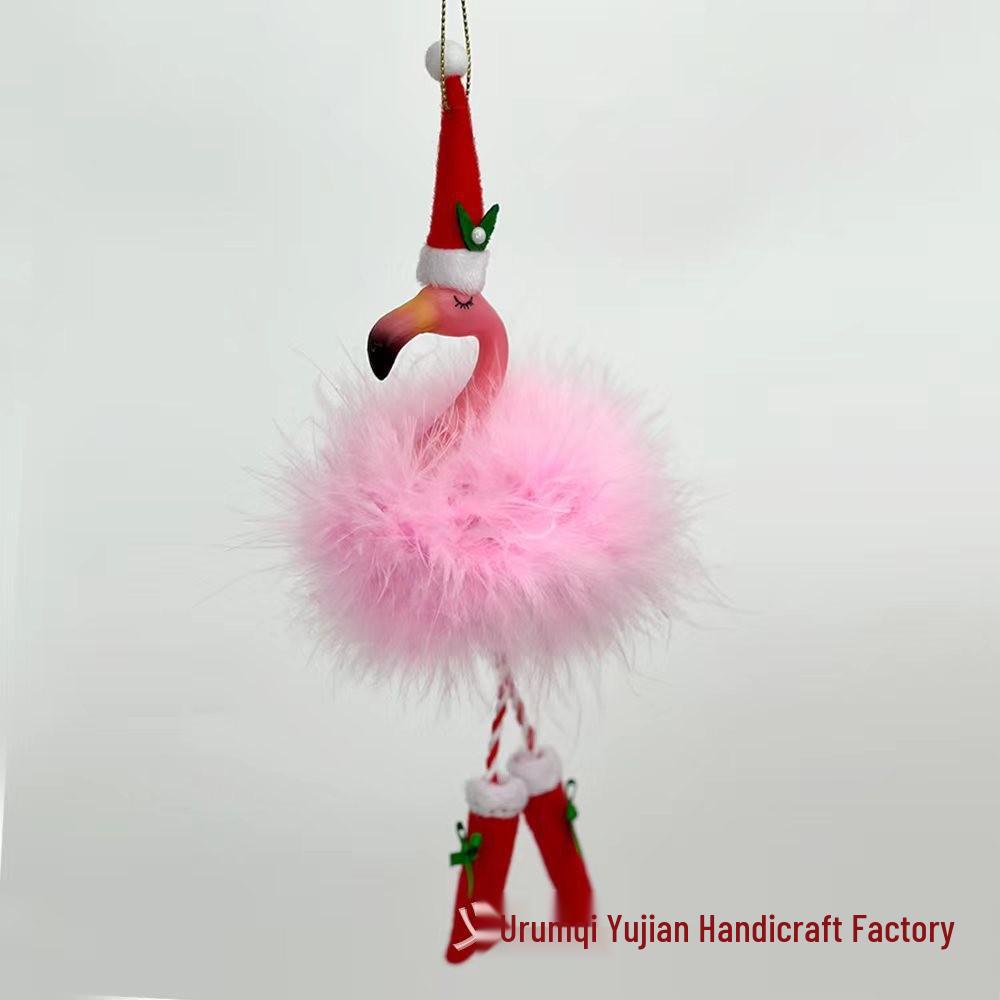 Christmas Tree & Car Ornaments: Plush Bird Pendants