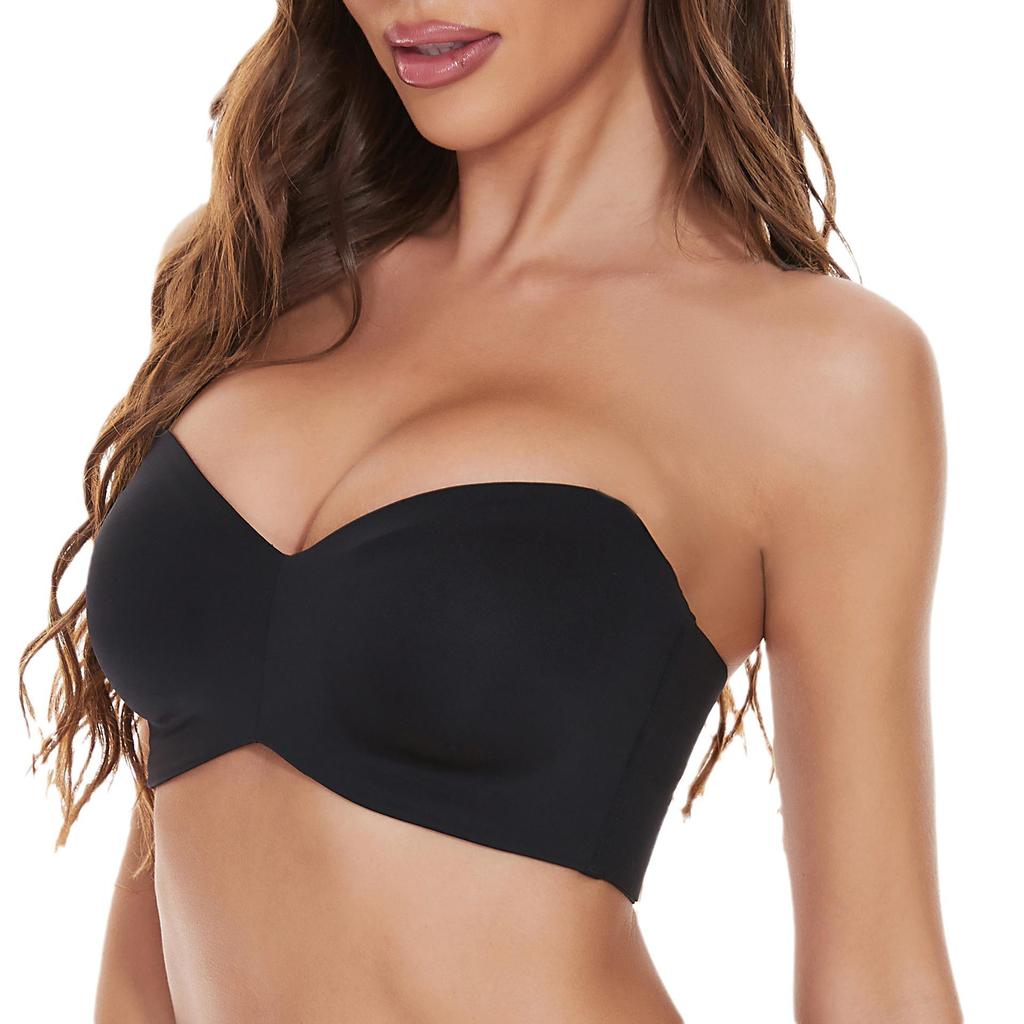 Seamless Invisible Push-Up Bra: Detachable Straps, Plus Size, European & American Style