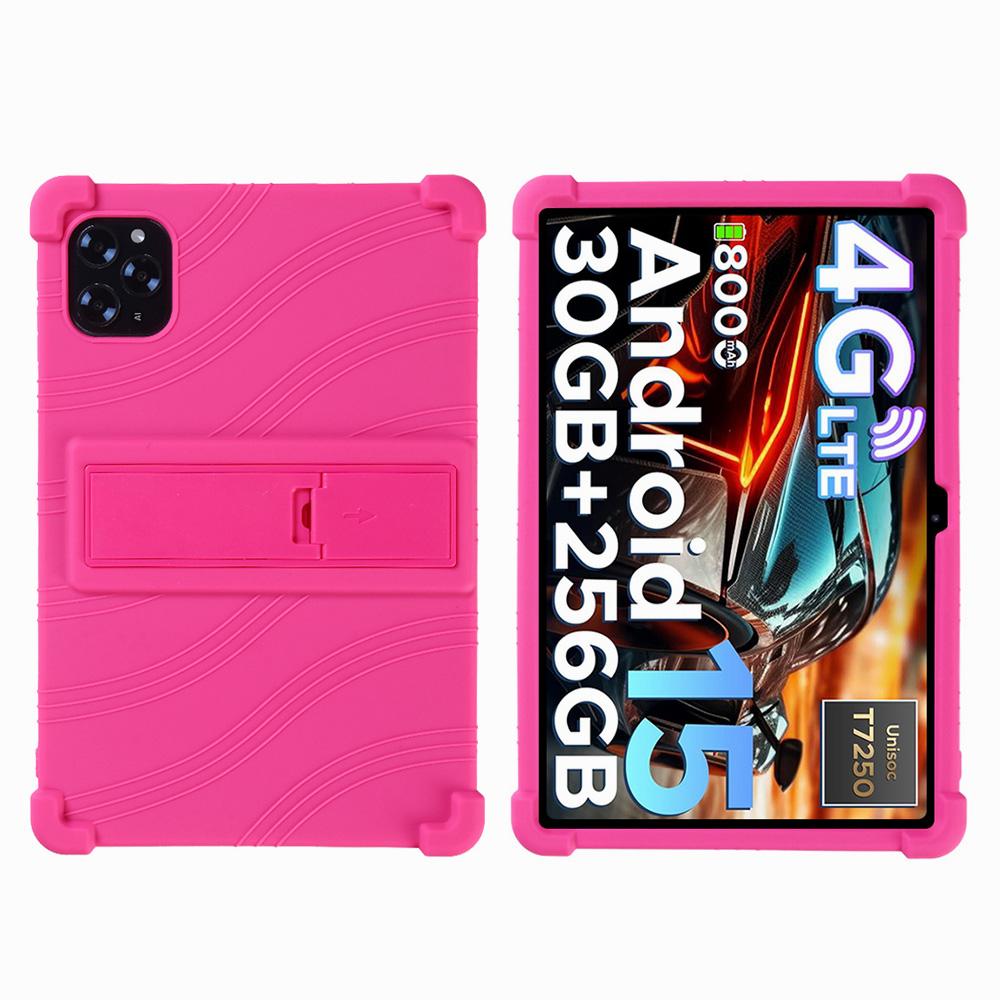 Pro pouzdro Doogee Tab G6 Nastavitelný stojánek Silikonový ochranný kryt na tablet