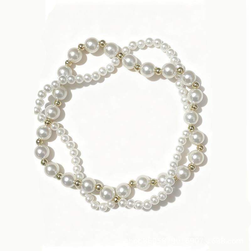 Cute cat and dog pet pearl collar decorations, adorable cat pearl necklace, cat doll necklace accessories