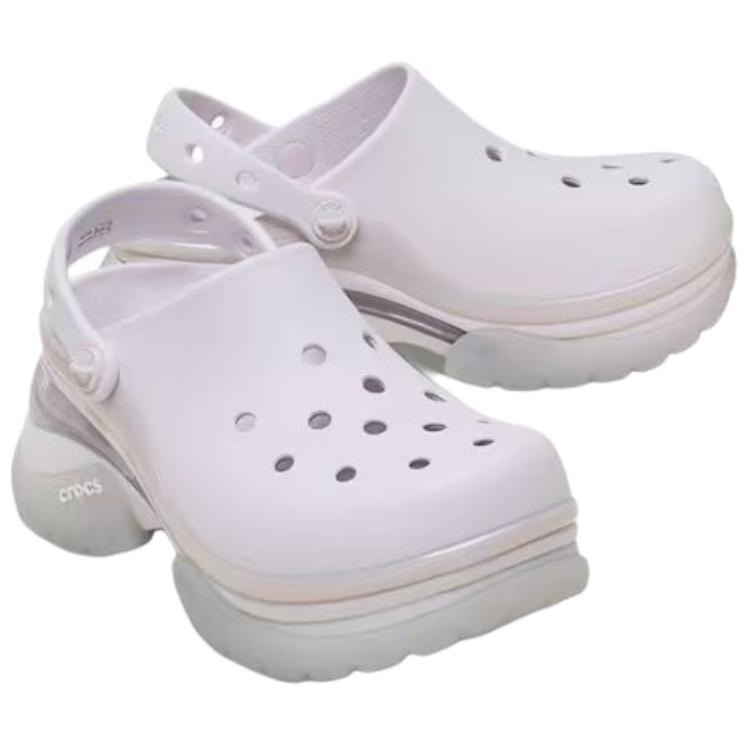 Crocs Dolphin Versatile Comfortable Clogs Women Footwear Grape-Ice 212811-5DK