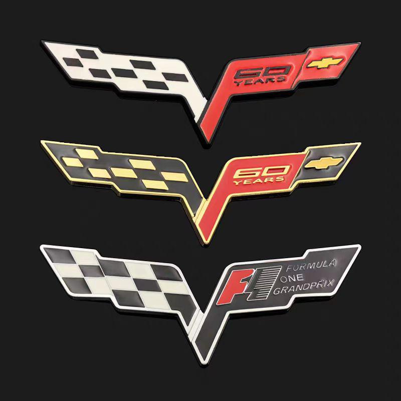 3D Metal Car Emblem Badge Sticker Decoration For Chevrolet Cruze Sonic Silverado Corvette Trax Camaro Captiva Suburban Equinox