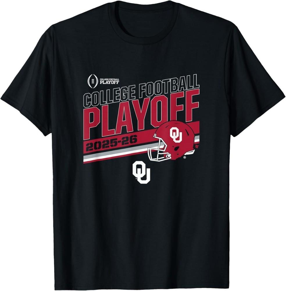 Oklahoma Sooners College Football Playoff Stripe 2025 TShirt Unisex T-Shirt XXL