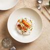 VAKADA 10-inch Ceramic Deep Serving Plate