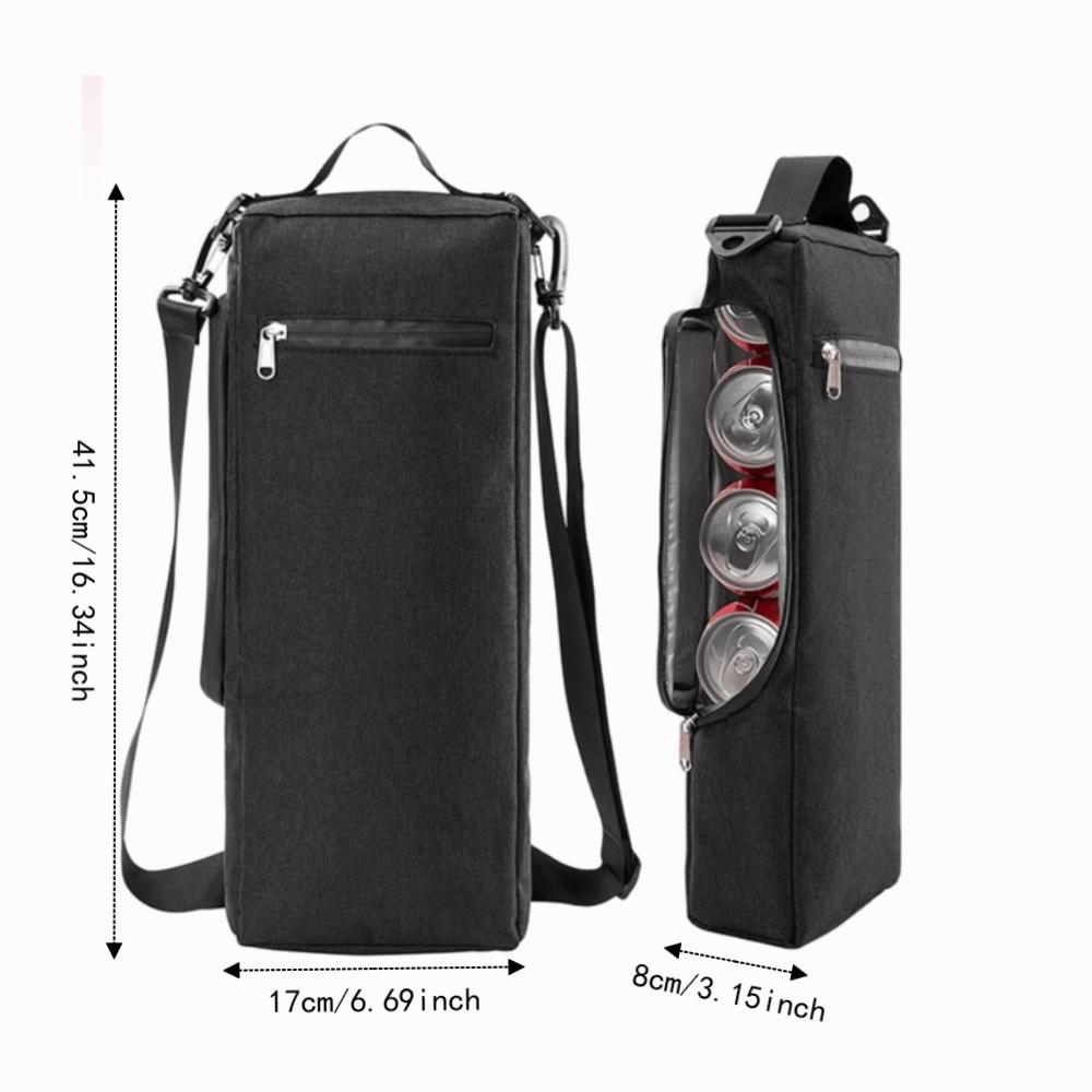 Oxford Fabric Golf Cooler Bag Soft Golf Bag Cooler Sleeve Durable Insulated Drink Cooler Beach