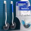All-Angle Wall-Mounted Toilet Cleaning Brush with Long Handle