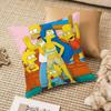 Simpsons La Peliculalos Pillow Case Anti-Dustmite Invisible Zipper Sofa Bed