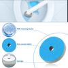 18/48Pcs Disposable Toilet Brush 360° Deep Cleaning Long Handle Wall-mounted Bathroom Cleaning Tool Set Replaceable Brush Head