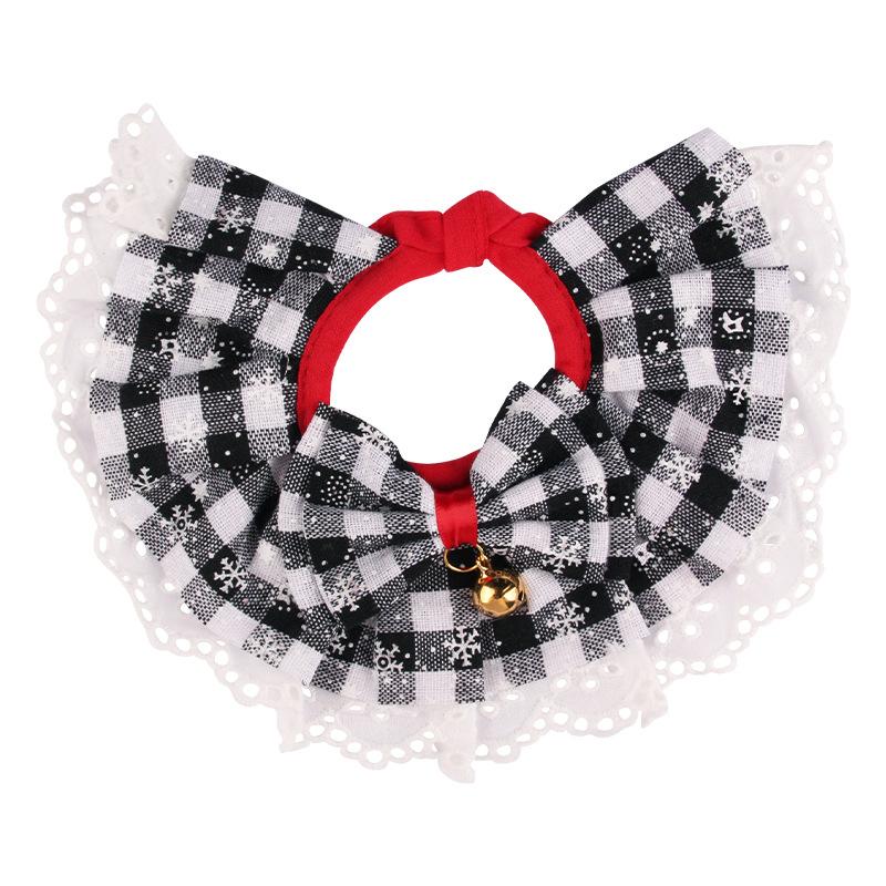 Halloween Haustier Speichel Tücher, Stoffspitze Strickdekorationen, Katzen- und Hundehalsbänder, Kätzchenschals, Haustierschals