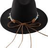 Fashion Versatile Ethnic Woolen Hat Autumn and Winter European and American Warm Jazz Top Hat Women's New Models