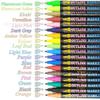 Multicolour Dual-Line Highlighter Water Soluble Acrylic Paint Pens  Glass Ceramic
